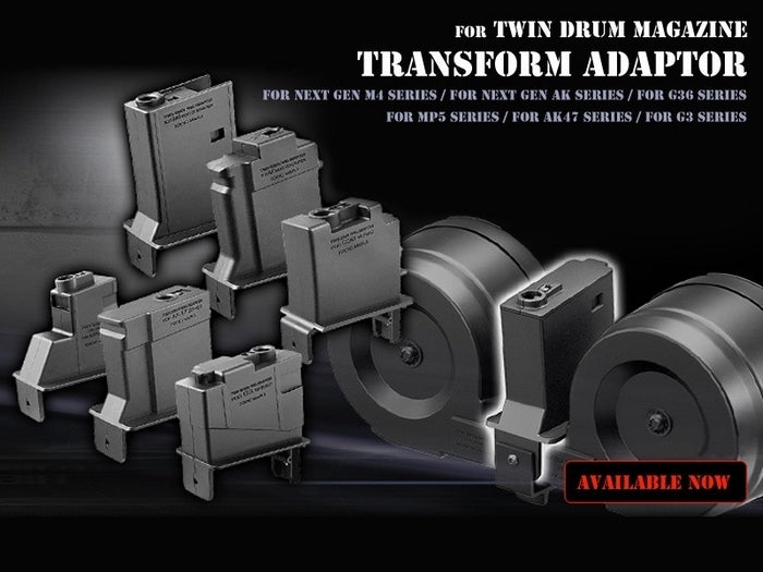 AK Twin Drum Magazine Adaptor by Marui