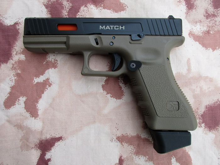 Match G17 Type S17 EG Tan Co2 GBB by Stark Arms