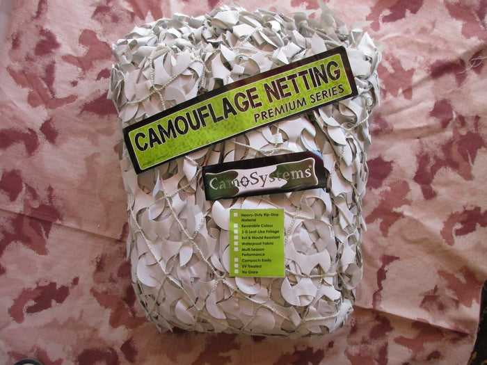 Mesh Camonet Net Rete Mimetica Invernale da Neve 6x1,8m.