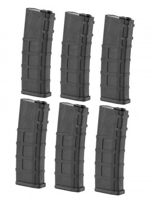 Lonex Mid Cap Abs Magazine 200bb Kit 6 Pcs Kit 6 Caricatori  Lonex