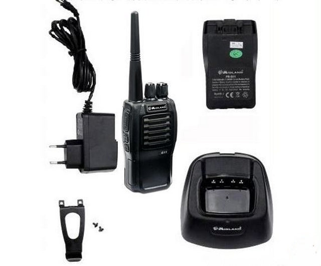 G11V PMR446 Ricetrasmettitore Semi-Professionale Programmabile by Midland