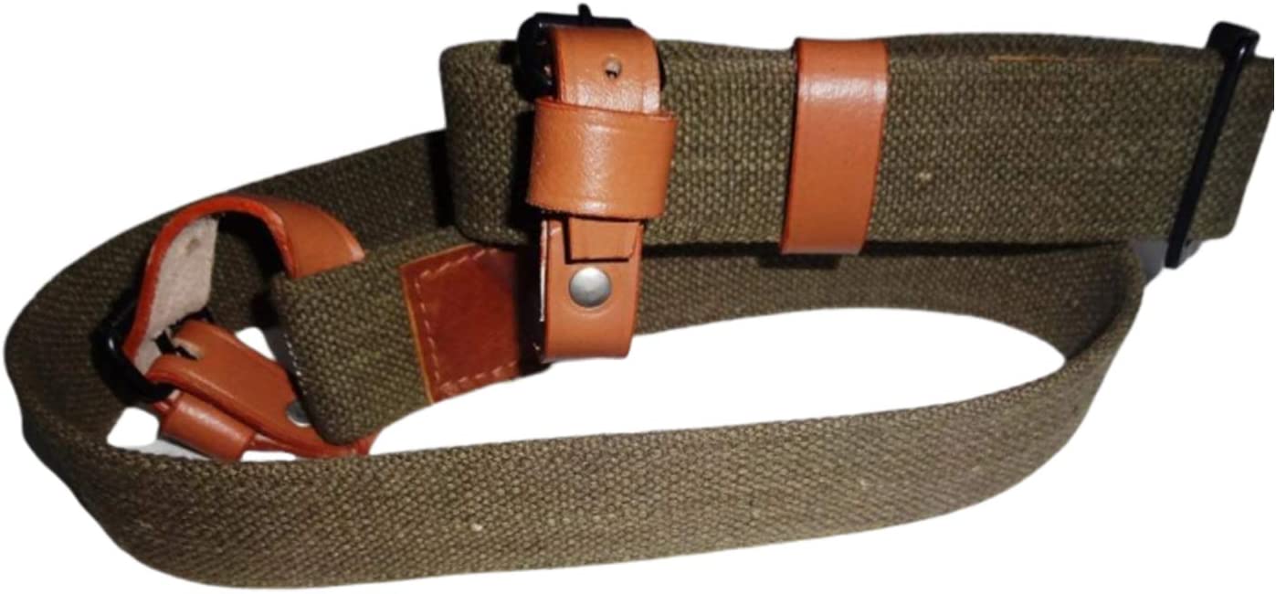Mosin Nagant Canvas - Leather Sling Cinghia Originale Replica