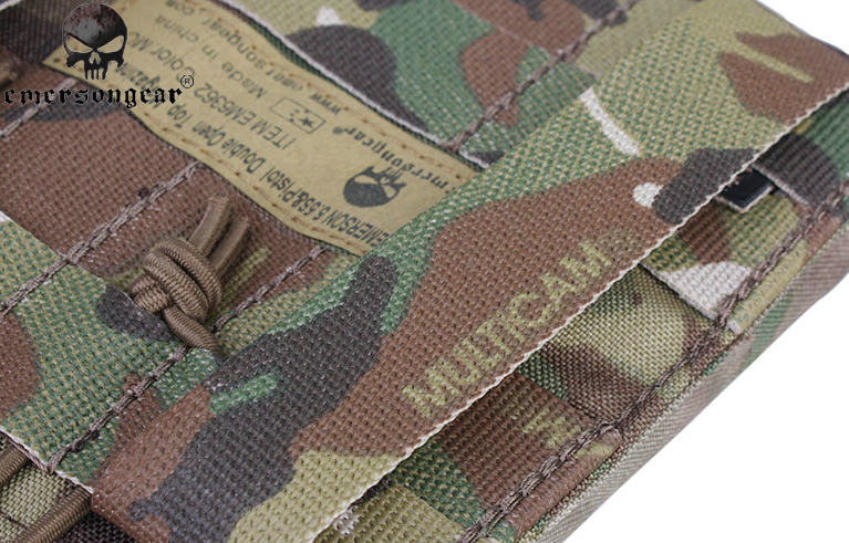 Multicam 5.56 - Pistol Double Open Top Magazine Pouch by Emerson