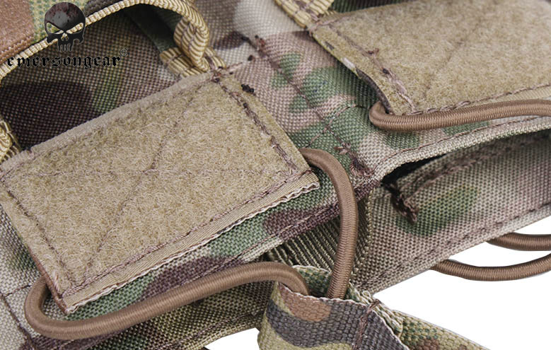 Multicam 5.56 - Pistol Double Open Top Magazine Pouch by Emerson