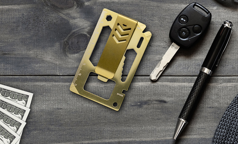 Multitool 10 in Uno Money Clip Porta Banconote