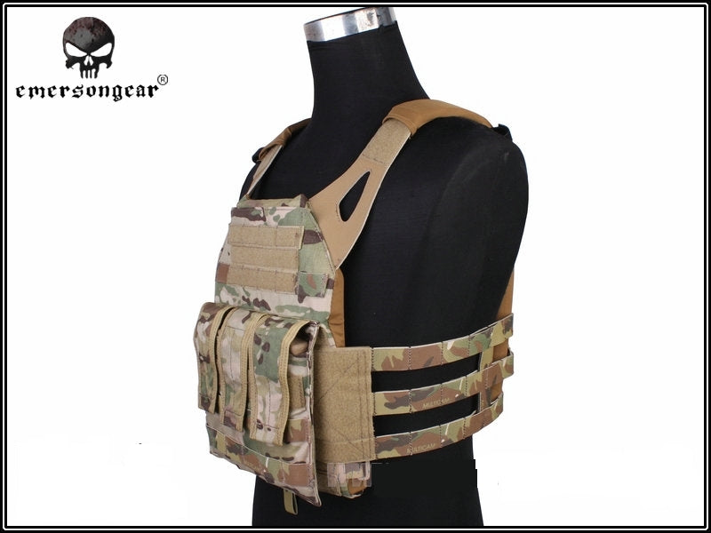 NJPC Jump Plate Carrier Tactical Vest AOR2 by Emerson Gear