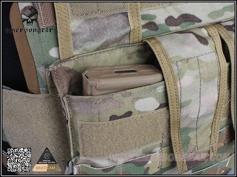 NJPC Jump Plate Carrier Tactical Vest AOR2 by Emerson Gear