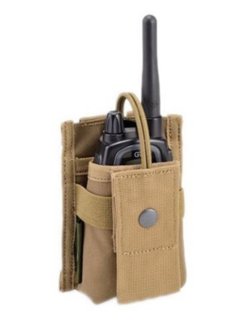 OUTAC Radio Pouch DE Dark Earth Tan Tasca Porta Radio by Outac