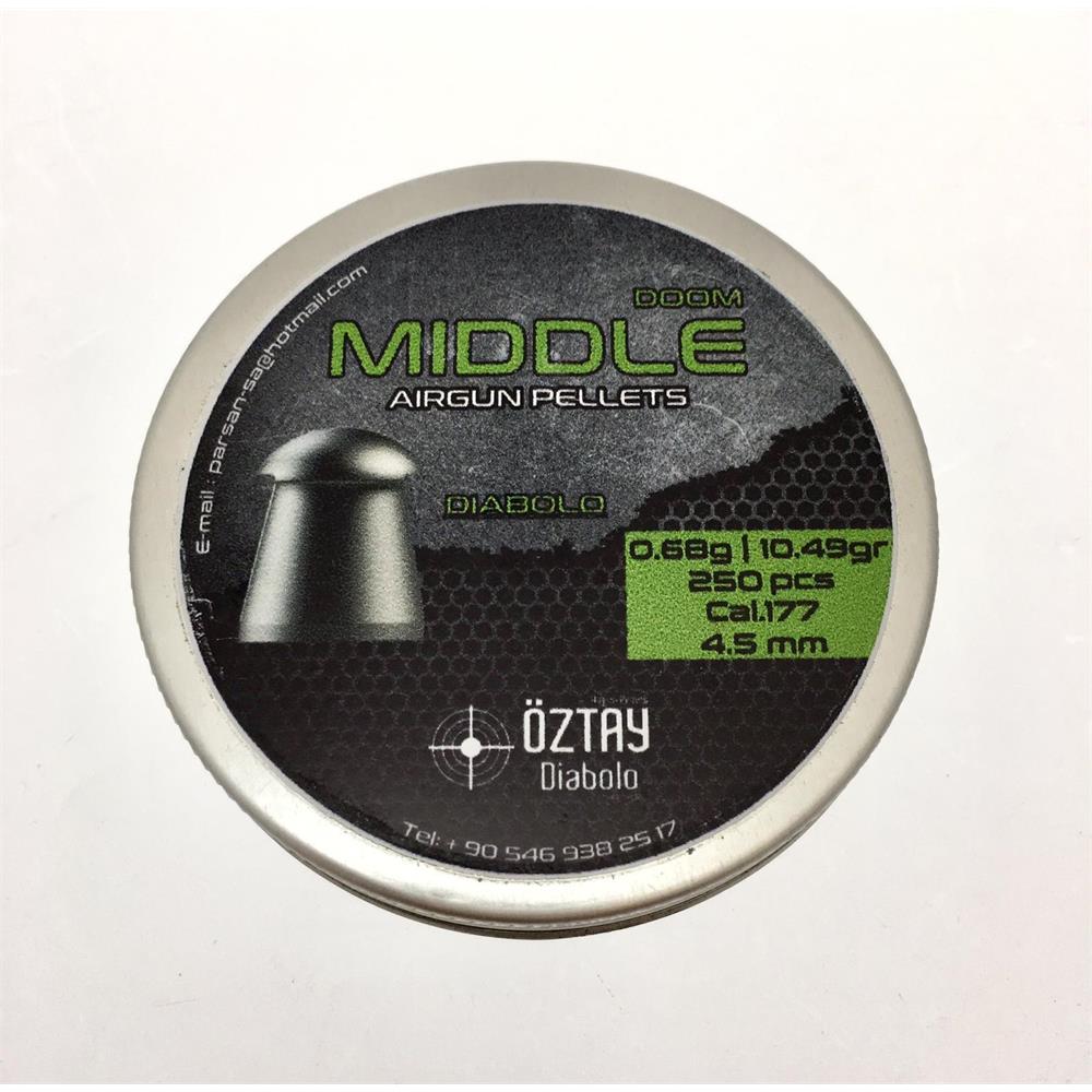 Oztay Piombini Doom Middle 0.68gr Cal.177 - 4.5mm 250pcs by Oztay Diabolo