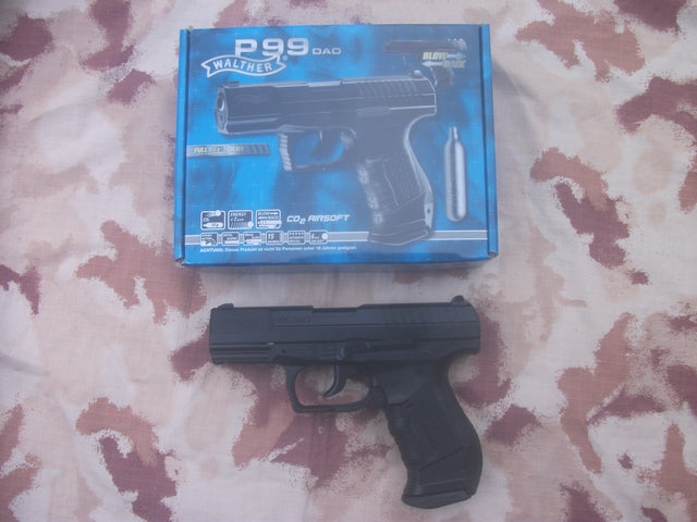P99 DAO Metal Slide GBB Co2 Scritte e Loghi Originali by Maruzen per Umarex