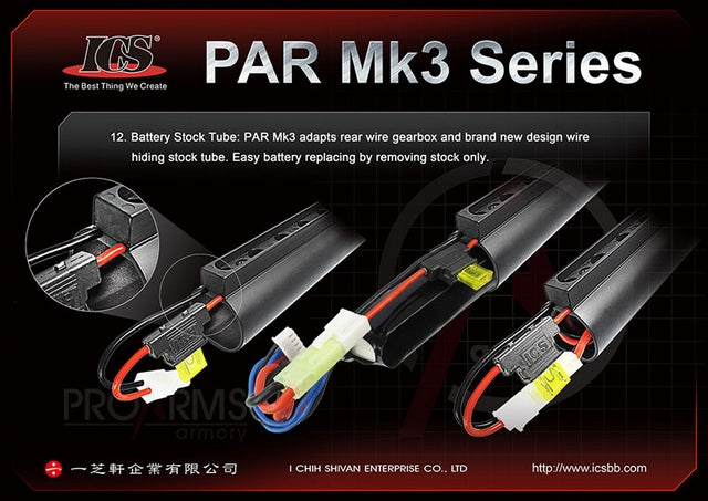PAR Mk3 R Tan 16.75" MTR Stock Blow Back EBB IMT-292-1 by Ics