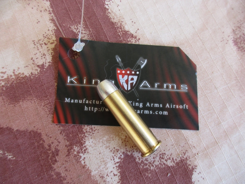 King Arms Peacemaker SAA .45 Revolver 4inch S - Silver Gas Action by King Arms