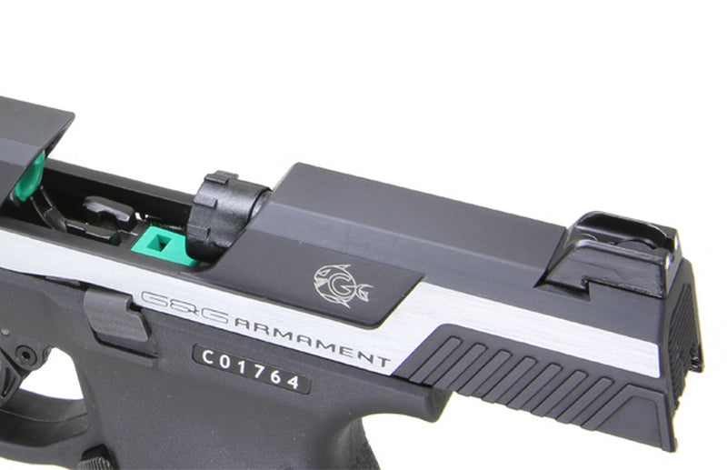 Piranha MKI Silver GBB Metal Slide by G&G