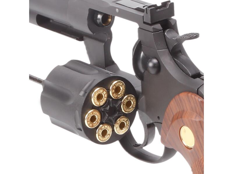Python.357 4" Black a Gas by King Arms