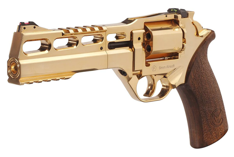 Chiappa Rhino Firearms 60DS .357 Magnum Style Co2 Airsoft Revolver Gold 18k Plated 1500pcs Limited Edition