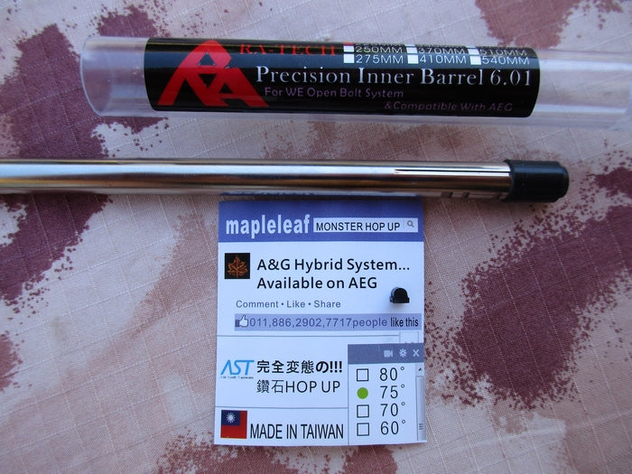 Ra-Tech 225x6,01mm. Precision Inner Barrel for AEG & Open Bolt System We