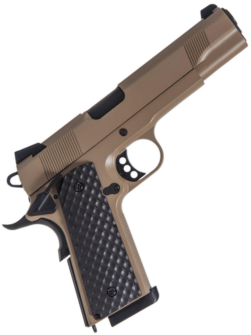 Raven 1911 MEU GBB Gas Blowback Full Metal Tan by Raven Airsoft