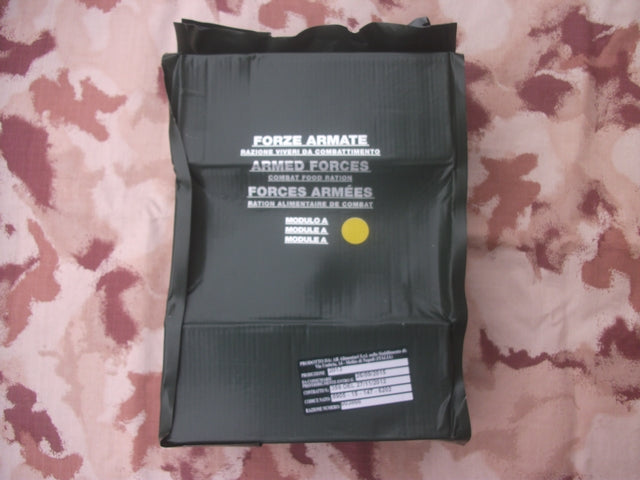 Razione Giornaliera Italiana Viveri Da Combattimento EI Modulo A Scadenza: 07-08-2019