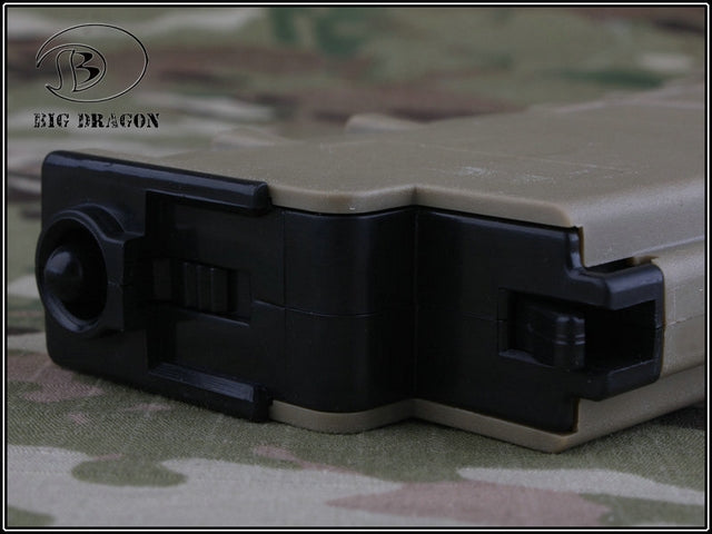 Recoil M4 Mid Cap Mag 80bb Tan by Big Dragon