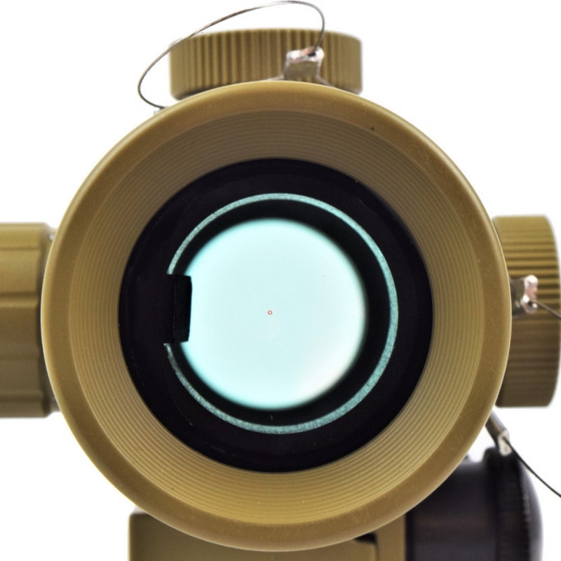 Red Dot 30mm. ACOG Type Shock & Fog Proof Tan by Js-Tactical