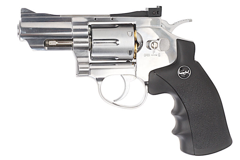 Revolver .708 2.5" Co2 Silver Full Metal by Gun Heaven
