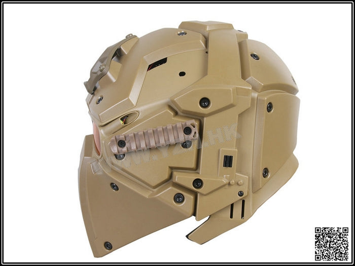 Ronin Silver Fan Full Mask Ventilated w.3 Lenses One Set NVG Mount	 by Big Dragon