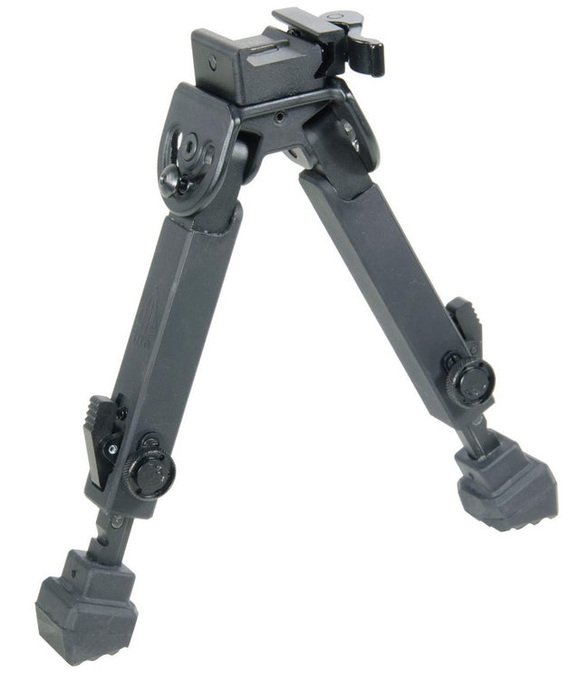 Rubber Armored Full Metal QD Bipod by Lepaers-UTG