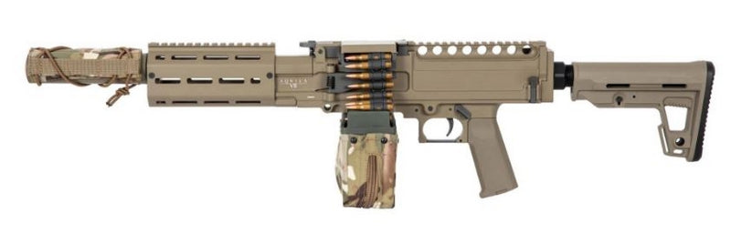Secutor Arms LMG AQUILA VII Tan Full Metal Li-Po Ready Magnetic Magazine Magnetic by Secutor Arms