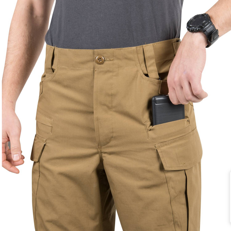 SFU Next Pants Black - Polycotton Ripstop by Helikon-Tex
