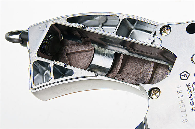 731 Sheriff M36 2.5inch Chrome Co2 Revolver by Gun Heaven