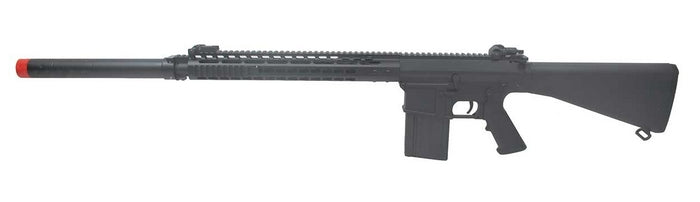 SR25 KeyMod Full Metal con Silenziatore a Sgancio - Innesto Rapido by A&K