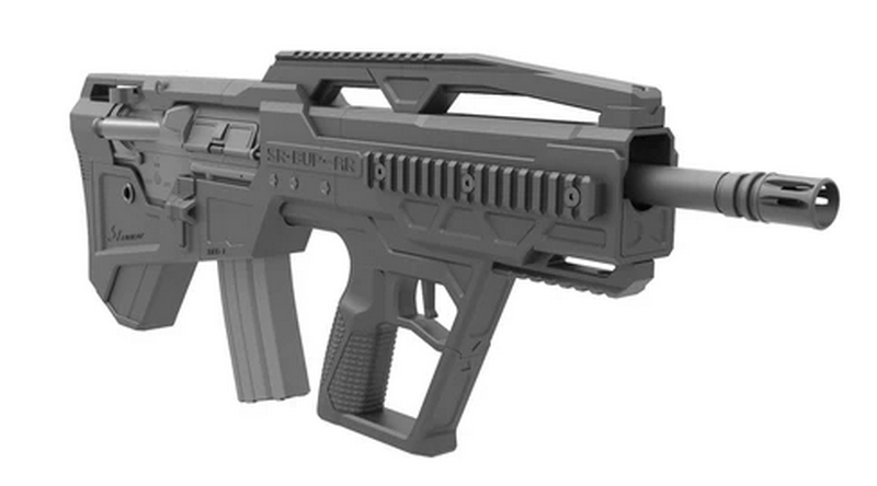 AR M4A1 AEG Bullpup Kit by SRU Prototype Division Firearms
