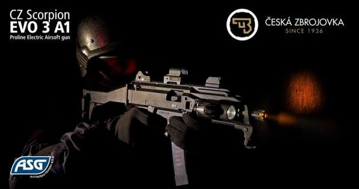 CZ Scorpion Evo 3A1 Blowback M95 Version by Asg