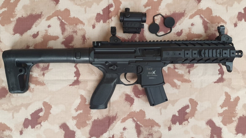 OFFERTE SPECIALI - SPECIAL OFFERS: Sig Sauer KAC MPX cal .177 - 4,5 Co2 Red Dot CN 727 by Sig Sauer