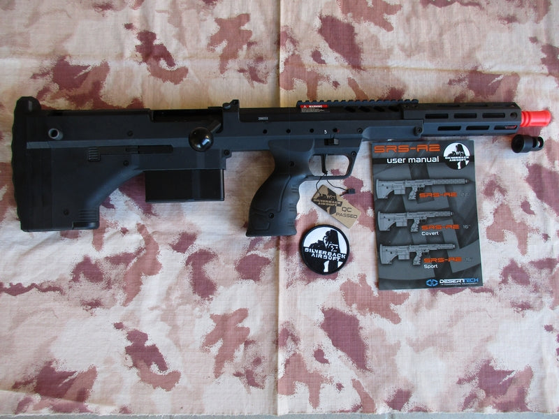 Silverback SRS A2 Covert 16 inch Barrel Licensed by Desert Tech - Bk Serial N° 2000333  by Silverback Airsoft