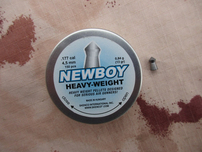 Cal.4,5 .177 Skenco Ind. Pellets Piombini NewBoy Heavy Weight 0,84gr.