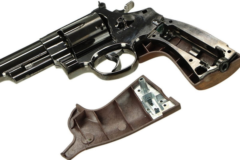 Smith & Wesson M29 .44 Magnum Co2 8 3-8" Black - Chrome Version by WG per Umarex