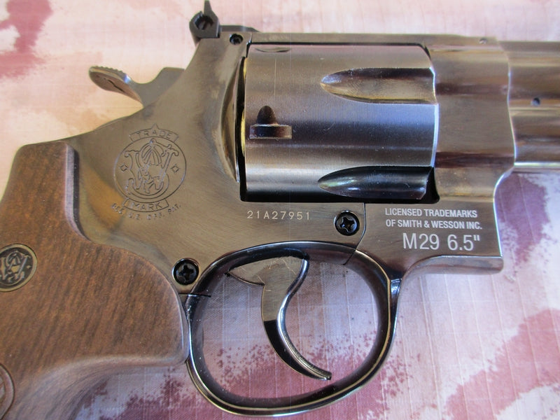 Smith & Wesson M29 .44 Magnum Co2 6,5" Black - Chrome Metal Version by WG per Umarex