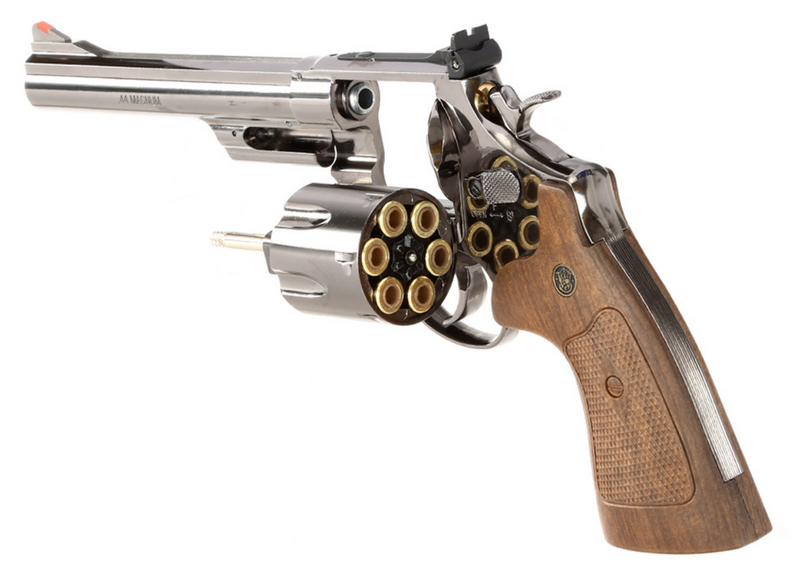 Smith & Wesson M29 .44 Magnum Co2 6,5" Black - Chrome Metal Version by WG per Umarex