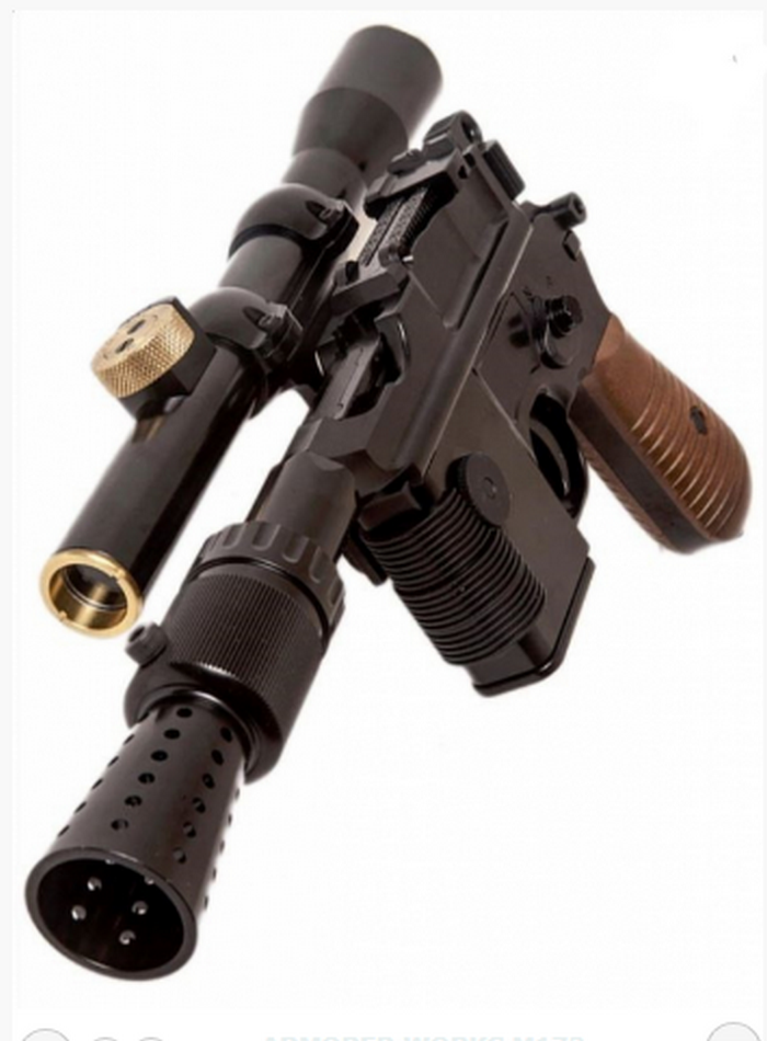 Broomhandle M712 Smuggler Blaster DL-44 Star Wars Han Solo Full Metal by Armorer Works