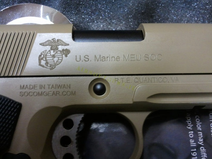 Socom Gear MEU 1911 Tan Limited Edition Full Metal
