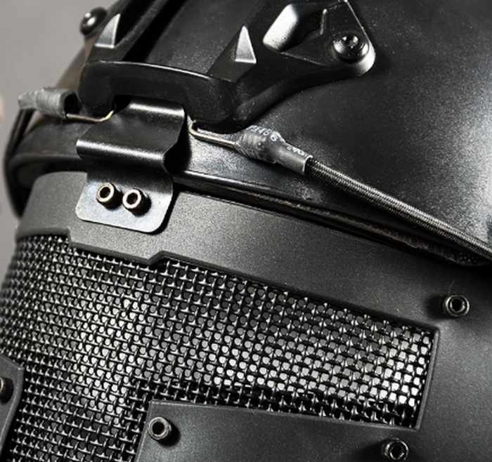 Spartan Mask Fast Helmet Mount BK