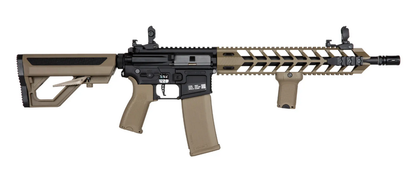 Specna Arms Aster SA-E13-RH EDGE 2.0 SHARK M4 Heavy Ops Stock Half -Tan Dual tone by Specna Arms