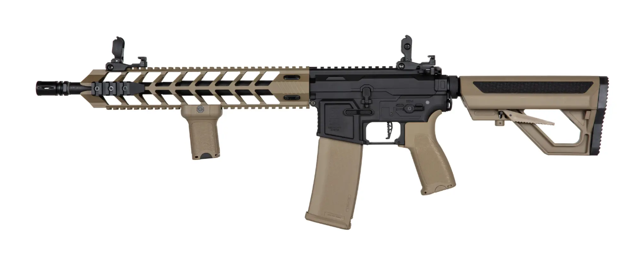 Specna Arms Aster SA-E13-RH EDGE 2.0 SHARK M4 Heavy Ops Stock Half -Tan Dual tone by Specna Arms