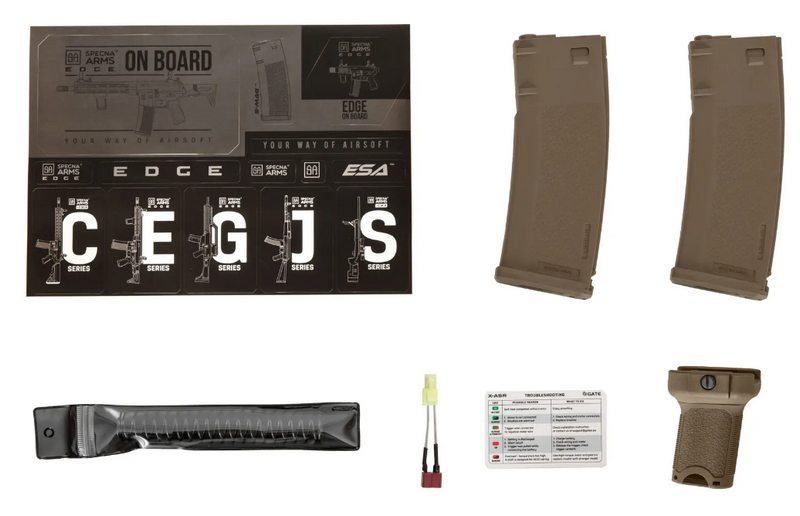 Specna Arms SA-E05 EDGE Mosfet Gate X-ASR Carbine Dual Tone Light OPS Stock by Specna Arms