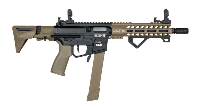 Specna Arms SA-X02 EDGE 2.0 Submachine Replica Aster Mosfet Dual Tone - Half Tan AEG by Specna Arms