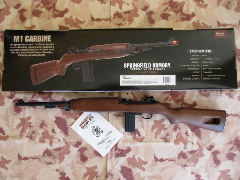 OFFERTE SPECIALI - SPECIAL OFFERS: Springfield Armory M1 Carbine Co2 Full Wood & Metal by King Arms for Air Venturi