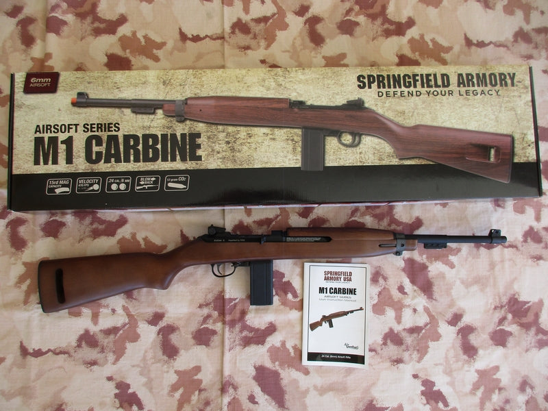 OFFERTE SPECIALI - SPECIAL OFFERS: Springfield Armory M1 Carbine Co2 Full Wood & Metal by King Arms for Air Venturi