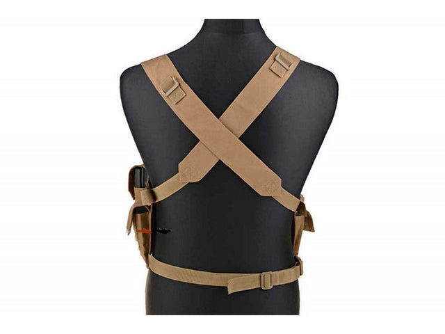 Stanag Chest Rig Coyote Brown