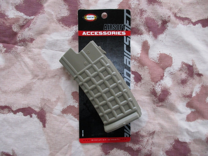 Steyr Hi Cap Magazine Tan 300bb. by Evolution Airsoft
